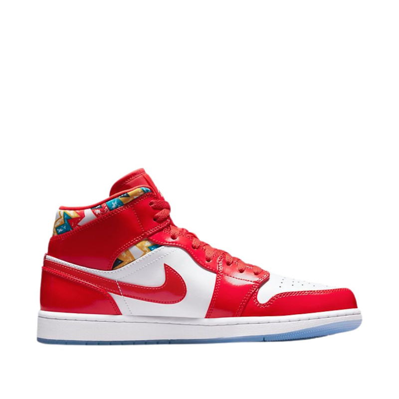 Чоловічі кросівки Air Jordan 1 Mid Se White/Red DC7294-600