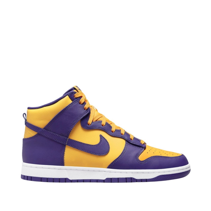 Кросівки чоловічі Nike Dunk Hi Retro Violet/Yellow Dd1399-500