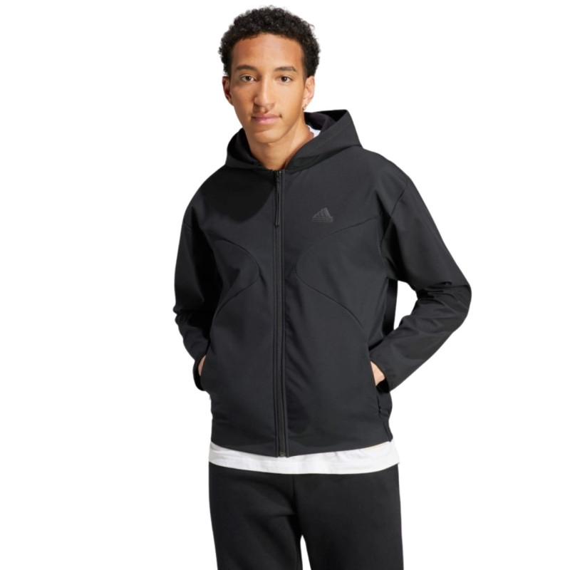 Толстовка чоловіча Adidas City Escape Full-Zip Hoodie Black IJ6092