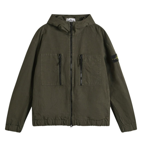 Куртка Stone Island Organic Cotton Ripstop Comfort-Fit Hooded Overshirt L2S151200011 S0211 V0078