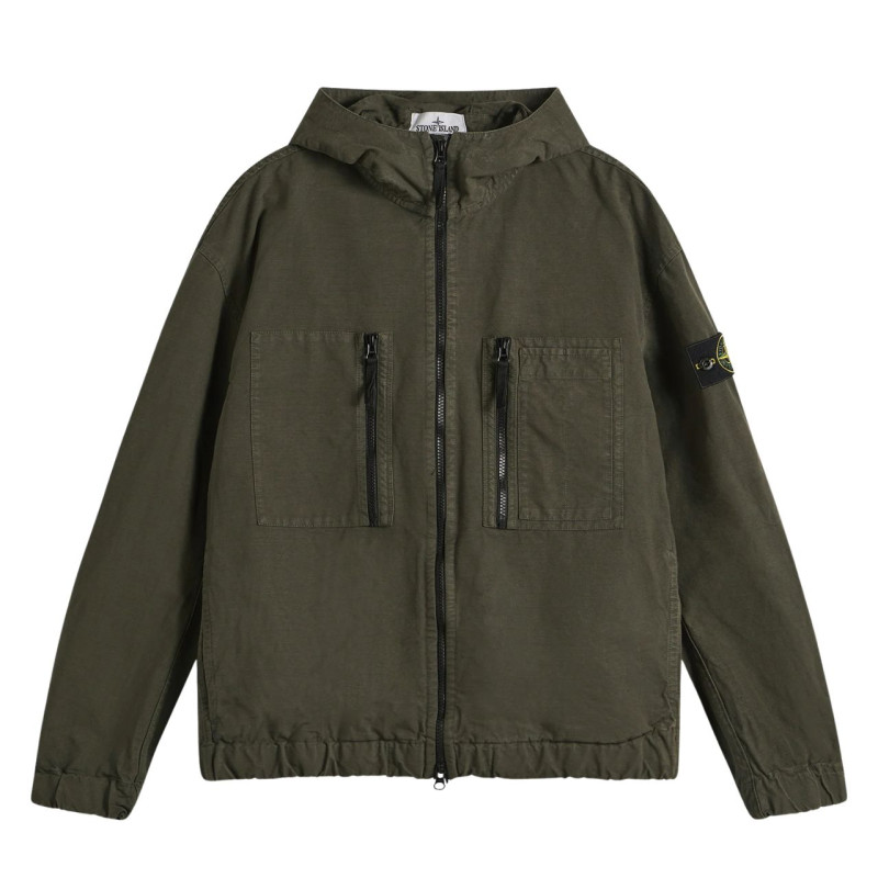 Куртка Stone Island Organic Cotton Ripstop Comfort-Fit Hooded Overshirt L2S151200011 S0211 V0078