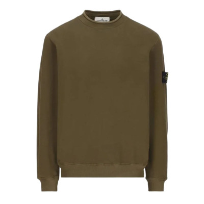 Stone Island Logo Patch Crewneck Sweatshirt