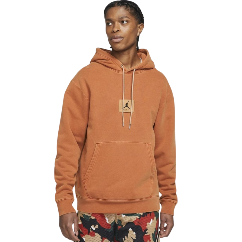 Толстовка Air Jordan Flight Heritage Washed Fleece Pullover Hoodie